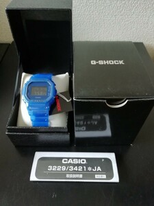 未使用 BLUE SKELETON DW-5600SB-2JF 国内正規品 ブルースケルトン