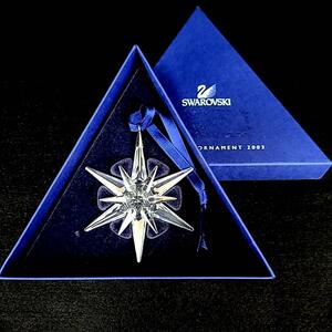 □美品 ◆ スワロフスキー　SWAROVSKI クリスマスオーナメント 2005年　限定 680502 箱つき 希少　レア