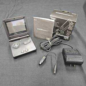 24国/A065343-2/NT5000/E021-636/ゲーム機 Nintendo GAME BOY ACVANCE SP　ゲームボーイアドバンスエスピー ACアダプター オニキスブラック