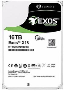 HDD SEAGATE ST16000NM000J Exos X18シリーズ 16TB 3.5インチ 7200rpm 6Gb/s 256MB SATA3 SATA 中古