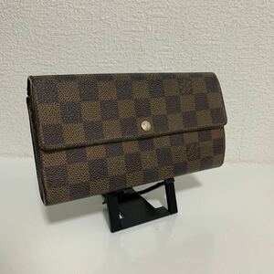 LOUIS VUITTON ルイヴィトン ポルトフォイユサラ ダミエ 長財布 