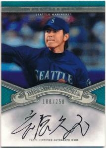 岩隈久志 MLB 2012 Topps Tier One RC Rookie Elevated Ink Signature Auto 250枚限定 直筆サイン ルーキーオート Hisashi Iwakuma