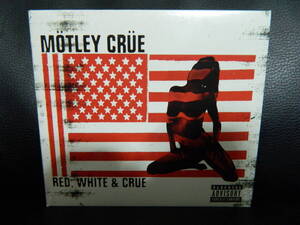 (19) 　MOTLEY CRUE　/　RED,WHITE ＆　CRUE　　輸入盤　 　２枚組　デジパック仕様、ジャケ、経年の汚れあり　※　1/27から発送です。