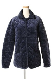 ラベンハム LAVENHAM ジャケット キルティング ドット柄 36 紺 ネイビー /fy0508 レディース