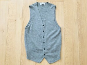 【良品】TOMORROWLAND tricot★ニットベスト★グレー★S