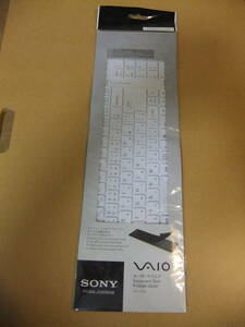 1点物【廃盤/未使用/w】SONY VAIO ソニー純正キーボードウェア カバー VGP-KBV5/w VAIO L/Jシリーズ用 シリコンゴム 希少 デッドストック 