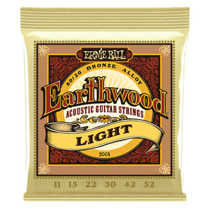 アーニーボール ERNIE BALL 2004 Earthwood Light×5セット 80/20 Bronze 11-52 Gauge アコースティックギター弦