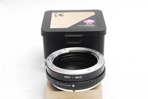 LENS ADAPTER K＆F CONCEPT MAF-M4/3 (良品）