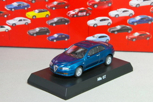 京商 1/64 アルファロメオ アルファ GT ブルー アルファロメオ ミニカーコレクション1 Kyosho 1/64 Alfa Romeo Alfa GTV blue