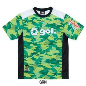 SALE! メール便可! gol (ゴル) プラシャツ (L) G642-457 | soccer futsal 昇華 ドライ 迷彩 カモ柄 セール