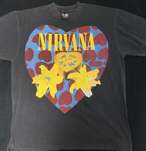Nirvana Heart Shaped Box T シャツ nirvana kurt cobain カートコバーン ニルヴァーナ XL sonic youth ソニックユース ハート