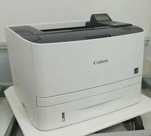 中古プリンター Canon/キャノン A4 モノクロ レーザー プリンター LBP6600 印刷枚数22478枚 中古トナー付き 即納 保証あり【H24070602】