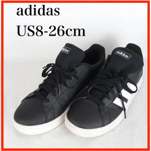 OK0087*adidas*アディダス*メンズスニーカー*US8-26cm*黒