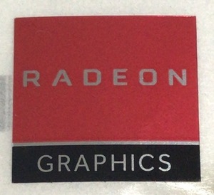 ■新品・未使用 ■10枚セット 【RADEON　GRAPHICS】エンブレムシール　【19*18㎜】送料無料・追跡サービス付き☆P235