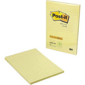 まとめ得 【10個セット】 3M Post-it ポストイット 再生紙 ノート 罫線入 3M-660RP-50YX10 x [2個] /l