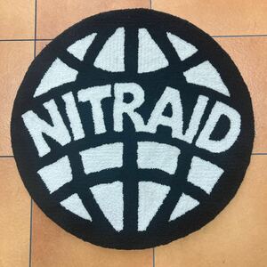 激レア nitraid フロアマット ナイトレイド ラグマット ラグ applebum nitrow nitrich ニトロマイクロフォンアンダーグラウンド nitro 中古