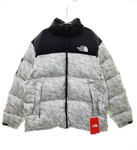 シュプリーム SUPREME × THE NORTH FACE 19AW PAPER PRINT NUPTSE JKT XL NF0A3SDD ノースフェイス ペーパー プリント ヌプシ ジャケット