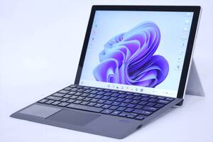 即配 美品 Windows11 Office2019 2in1 タッチパネル Surface Pro 7+ i5-1135G7 8G 128G 12.3PixelSense 新品キーボード追加可