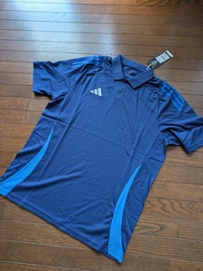 アディダス adidas 半袖 ポロシャツ サッカー ゲームシャツ Tシャツ スポーツウエア O XL 2L