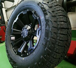 快適性 静粛性 FALKEN WILDPEAK A/T3W 265/65R17 サーフ ハイラックス タイヤホイールセット 17インチ DeathRock