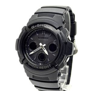 CASIO カシオ AWG-M100B G-SHOCK Gショック タフソーラー 電波ソーラー マルチバンド6 メンズ腕時計 ブラック 