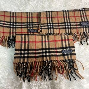 BURBERRY マフラー　ひざ掛け　3点セット　まとめ売り　 バーバリー ストール　1スタ　1円スタート　ウール　まとめ　カシミア100% 