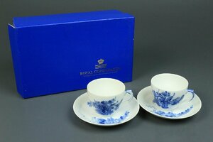 ロイヤルコペンハーゲン ROYALCOPENHAGEN カップ＆ソーサー ２客セット ブルーフラワー ティー コーヒー ブランド洋食器 インテリア 3221kf