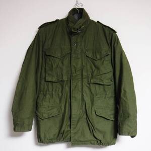 ▲美品 80年 米軍実物 官給品 ALPHA M65 S-R アルファ ブラスジッパー SMALL REGULAR made in usa ナム戦 army SEALS DELTA USAF