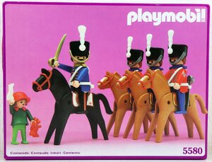 S♪未使用品♪プレイモービル 『5580 ヴィクトリアンシリーズ 馬に乗った衛兵』 playmobil/プレイモービル 人形×5体/馬×4体 ※未開封