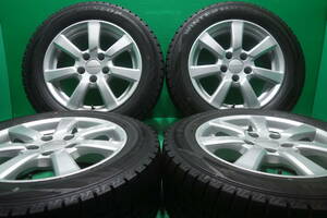 L401-19 送料無料 205/60R16 スタッドレス 4本セット ダンロップ WINTER MAXX WM02 8分山 溝たっぷり ホンダ純正 Modulo ジェイド