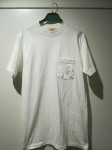 90年代製造 グッドウエアー ホワイト Tシャツ MADE IN USA サイズ L 身ごろ104ｃｍ 古いものなのでノンクレームノンリターンでお願い