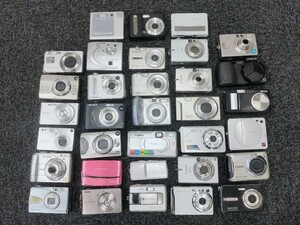 1円スタート コンパクトデジタルカメラ Canon CASIO FUJIFILM Nikon OLYMPUS Panasonic SONY まとめ売り33台