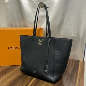 ★正規品 美品★Louis Vuitton ルイヴィトン トートバッグ ロックミー カバ M42291 ターンロック シルバー金具