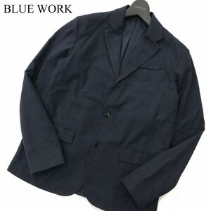 BLUE WORK ブルーワーク トゥモローランド 通年 背抜き★ アンコン ジャケット Sz.S　メンズ ネイビー　A3T09959_9#O