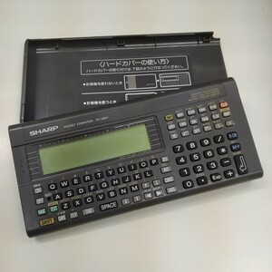 ★ SHARP　POCKET COMPUTER　PC-G801　などと記されています　ジャンク出品　１円スタート　シャープ　ポケットコンピューター　レトロ