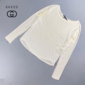 GUCCI グッチ ロングTシャツ アシンメトリー 長袖カットソー トップス メンズ サイズXS*SC1419