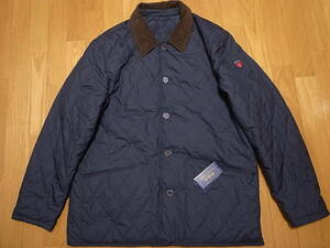 【送料無料 即決】Polo Ralph Lauren Water Repellent Reversible Jacketリバーシブル 中綿入り キルティング 紺/ブラックウォッチ XL 新品