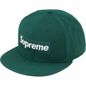 未使用 24SS Supreme x New Era Sharpie Box Logo 7-5/8 Dark Green シュプリーム　ニューエラ