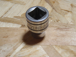 スナップオン 3/8sq 9.5差込角 F-101 12角 5/16inch インチ シャローソケット 1969年製? 旧ロゴ Shallow Socket sq Drive inch point