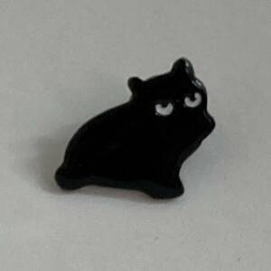 新品 黒猫のブローチ　ミニブローチ　ピンバッジ　ピンブローチ　動物　アニマル 猫 cat かわいい おしゃれ　ねこ　cat