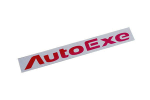 AutoExe オートエクゼ ロゴステッカー(L) レッド