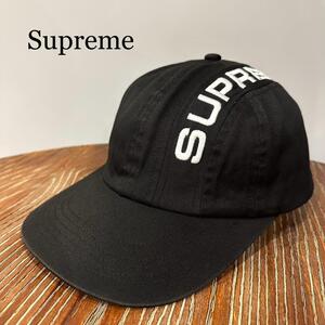 『Supreme』シュプリーム (F) ストライプ 6パネル キャップ