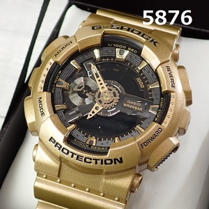  ■AC-5876◆デッドストック？G-SHOCK　Casio　GA-110GD 美品　ゴールド20241224