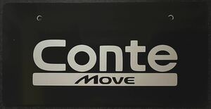 ダイハツ純正 非売品 展示用 プレート DAIHATSU MOVE Conte ムーヴ コンテ ムーヴコンテ ムーブ 化粧プレート マスコット ナンバープレート