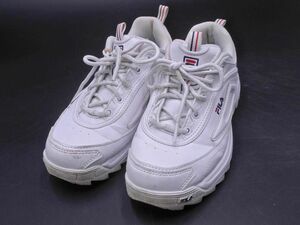 FILA フィラ 5XM01006-125 ディストーター スニーカー size23.5ｃｍ/白 ■■ ☆ efb2 レディース