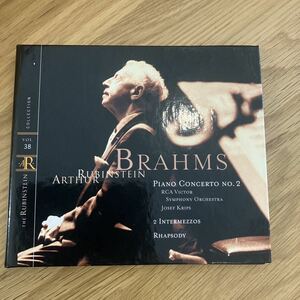 【輸入盤】 Collection 38 Arthur Rubinstein Brahms ブラームス CD piano concert NO.2 美品 185円 同梱可