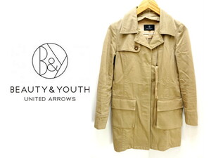 ●BEAUTY＆YOUTH ユナイテッドアローズ ベージュ コートS●FB