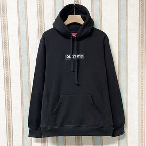 新品同様 16AW Supreme Box Logo Hooded Sweatshirt Black bogo シュプリーム パーカー スウェット トレーナー ボックスロゴ 黒 XL