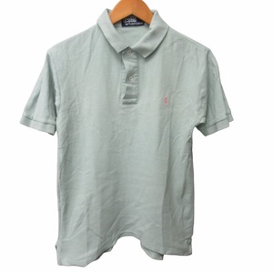 ポロ バイ ラルフローレン Polo by Ralph Lauren ポロシャツ カットソー ロゴ刺? 半袖 ミントグリーン 緑系 Mサイズ 0325 ■GY31