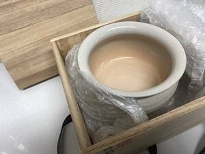 　深源　杉慶煥 作　茶道具　茶器　水指　木箱入り